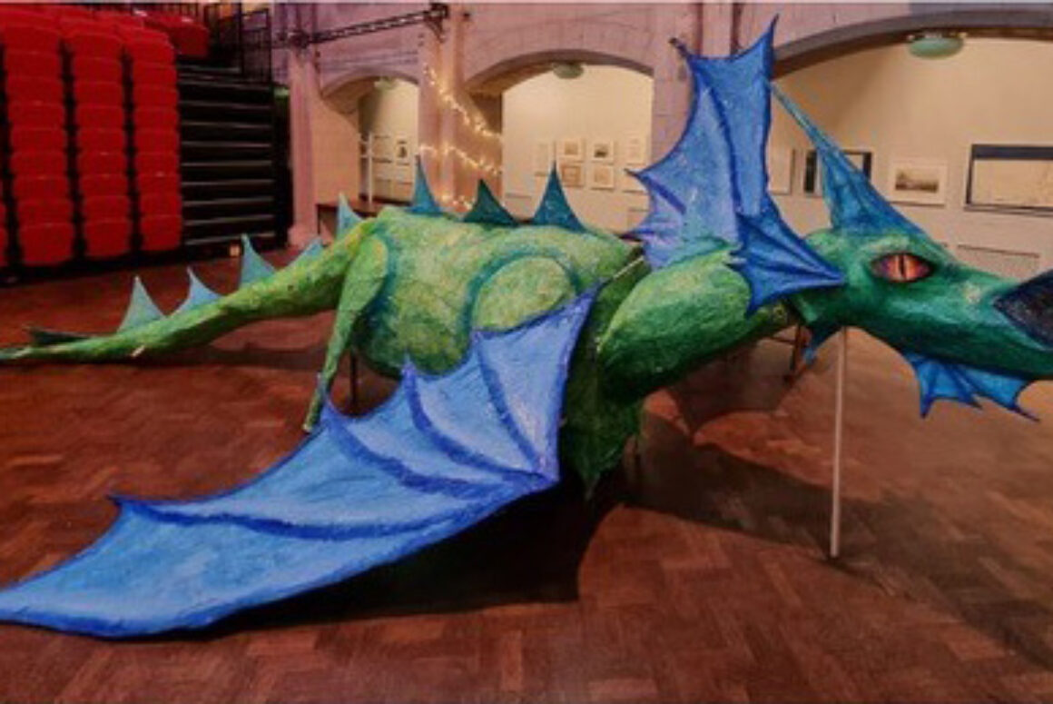 A Welsh Dragon Emerges from Ucheldre