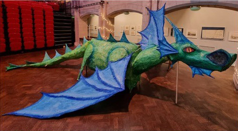 A Welsh Dragon Emerges from Ucheldre