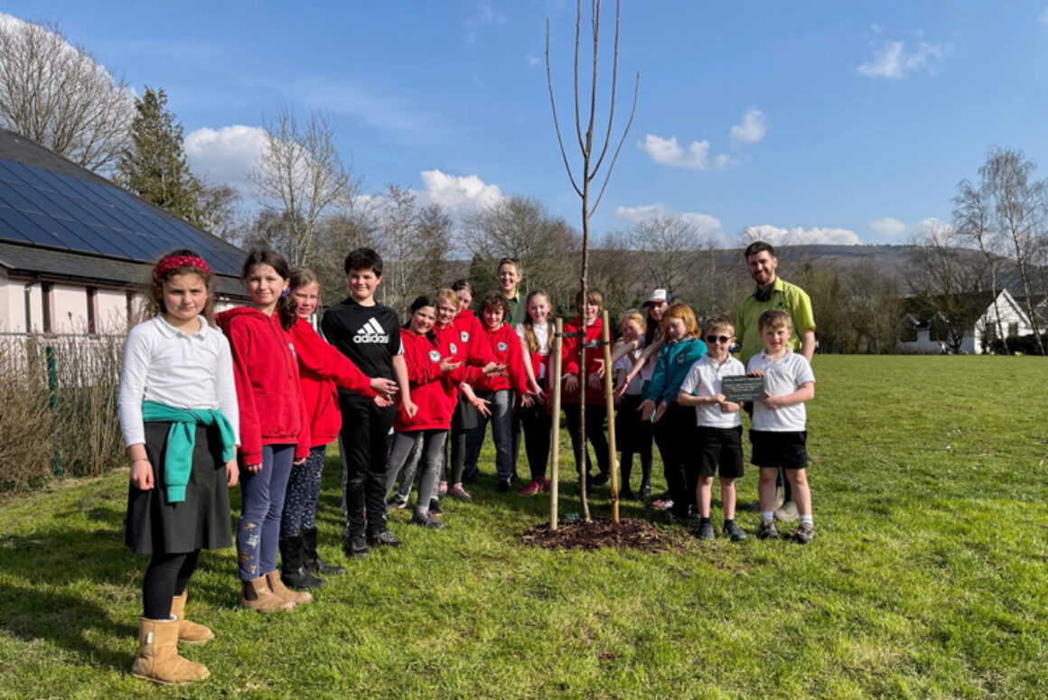 Local Schools Plant Trees for the Jubilee