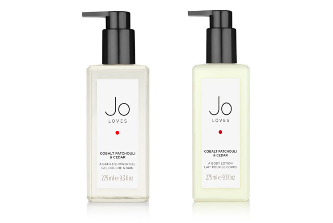 Cobalt Patchouli & Cedar Bath Shower Gel & Body Lotion from Jo Loves