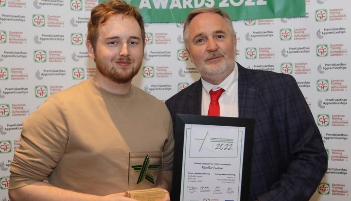 Music school apprentice hits top note to win “Outstanding Individual” award