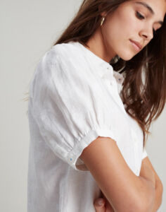 Eliza Short Sleeve Linen Shirt from Joules