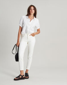 Eliza Short Sleeve Linen Shirt from Joules