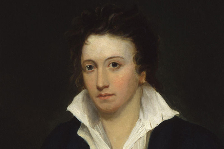 Percy Bysshe Shelley by Alfred Clint