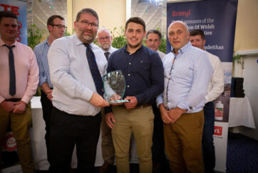 Pembrokeshire father and son win 2022 Royal Welsh Agricultural Society Grassland Trophy