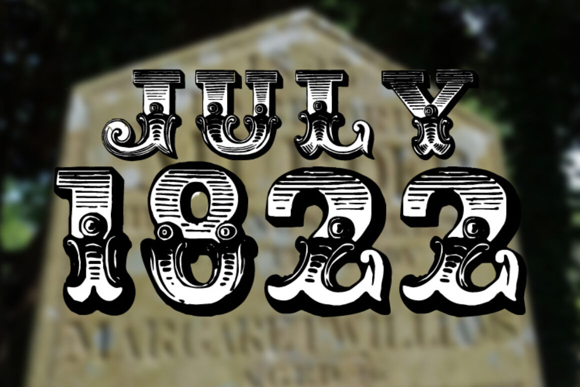Geoff Brookes’ Welsh History – July 1822, The Cambrian Newspaper