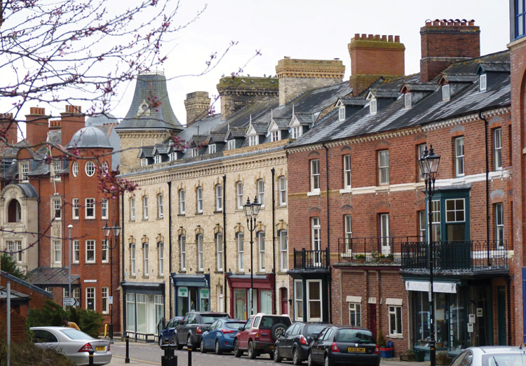 Llandrindod streets.