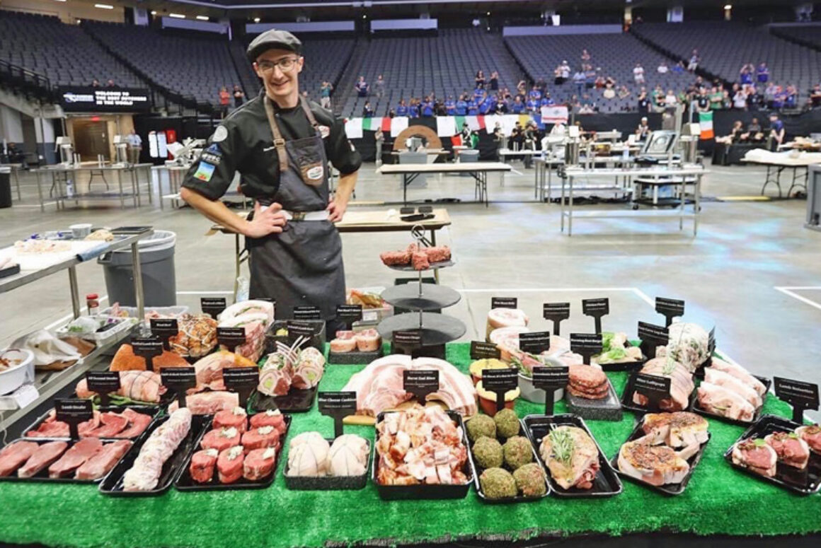 Ben Wins Bronze Medal for Wales at World Champion Butcher Apprentice