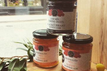 Gwenynfa Peny Bryn Apiaryand their honey jams for brecon food fest