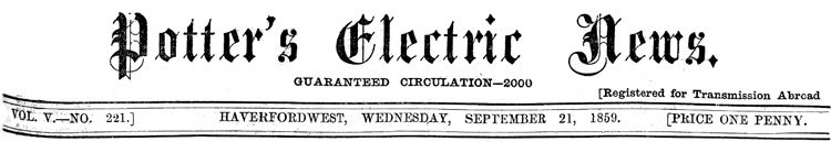 Potter's Electric News