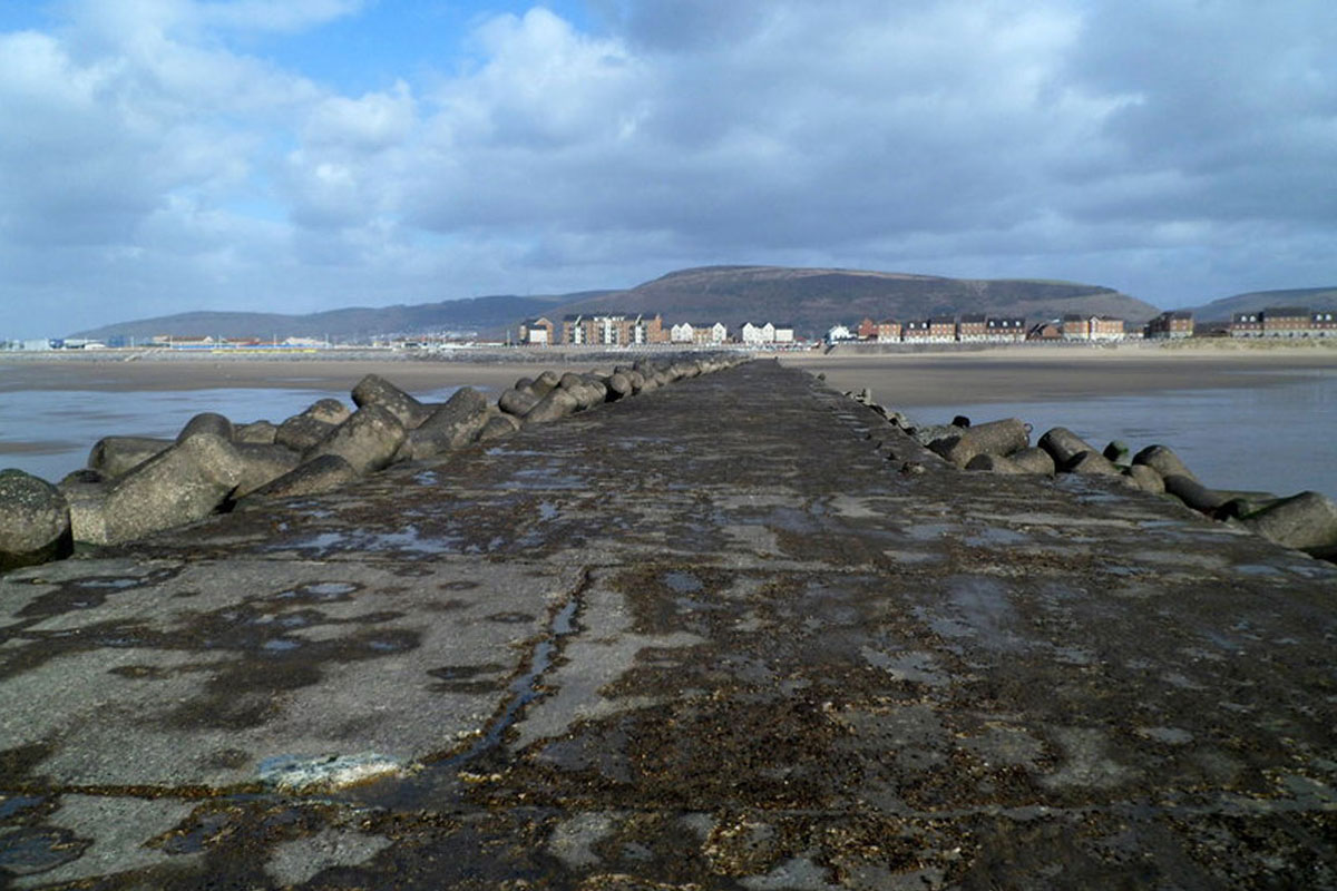 Promenading Over the Waves in South Wales