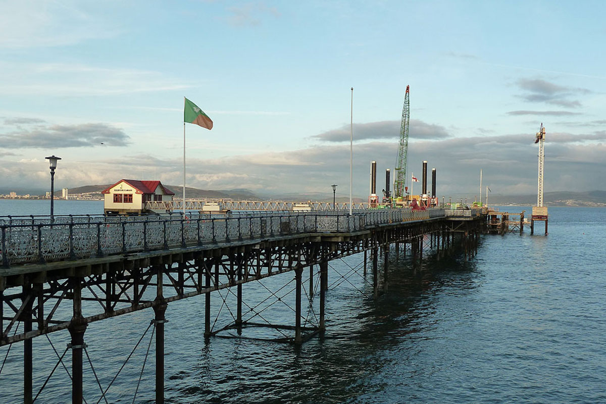 Promenading Over the Waves in South Wales