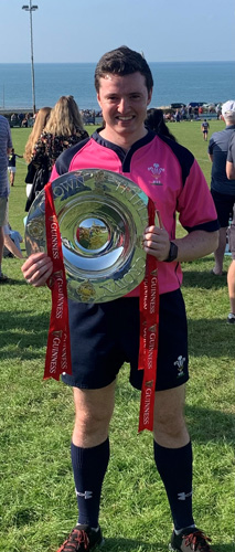 Latest recruit to Llandeilo’s Ashmole & Co team ‘converts’ his spare time into being a rugby referee