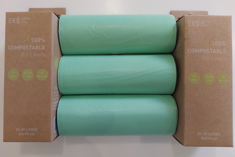 100% Compostable, Extra Large Bin Bags from EKO Home