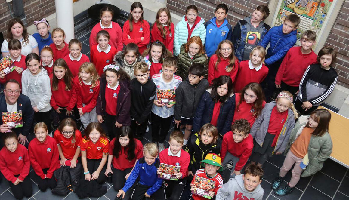 The Red Wall at the National Library of Wales