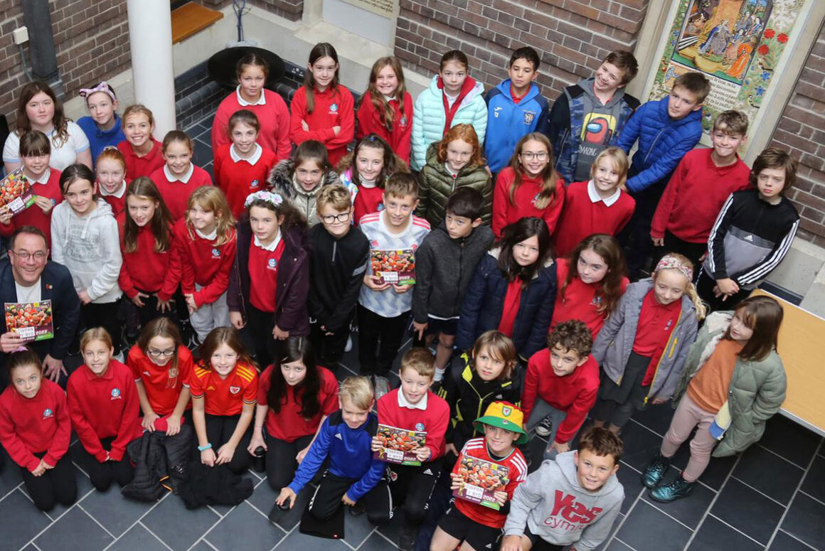 The Red Wall at the National Library of Wales