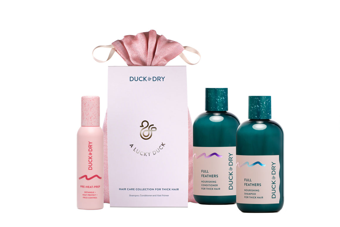 Full Feathers for Thicker and Coarser Hair from Duck & Dry