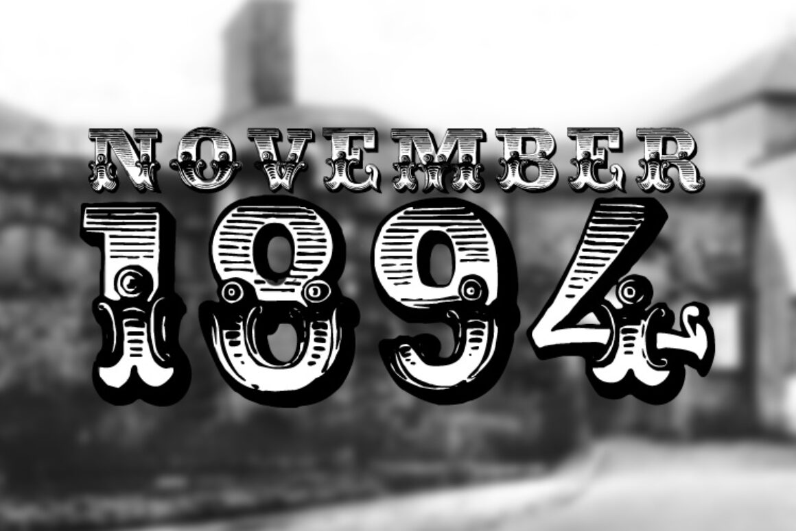 Geoff Brookes’ Welsh History – November 1894