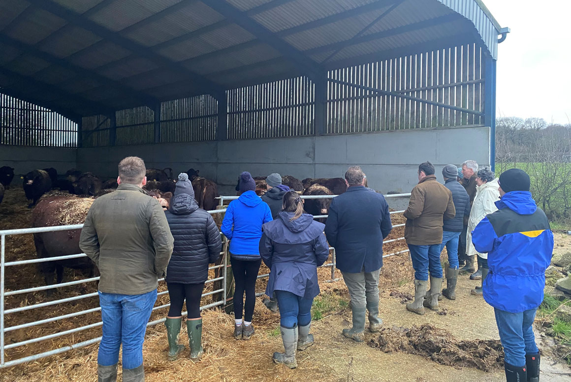 Programme members at David Elwood’s (NFU Vice President) farm. Programme members at David Elwood’s (NFU Vice President) farm.