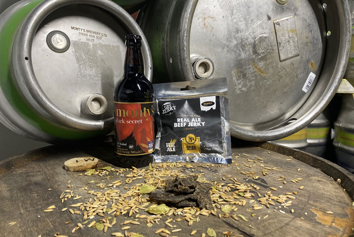 Award winning Welsh companies team up to launch Real Ale Beef Jerky
