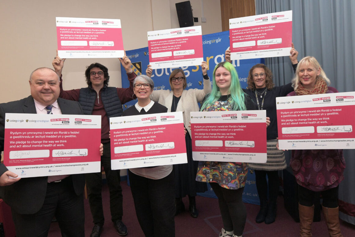 Coleg Sir Gâr and Coleg Ceredigion’s Pledge Regarding Mental Health