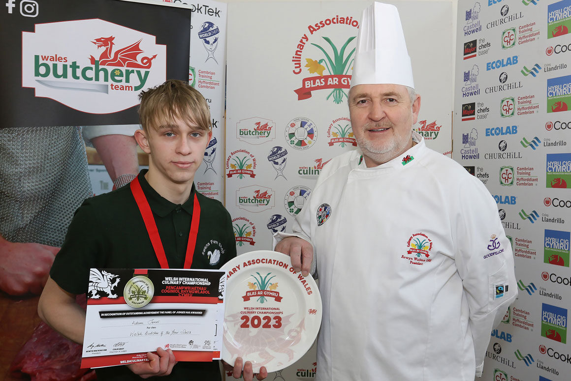 New Welsh Butcher of the Year Adam is Top of the Chops