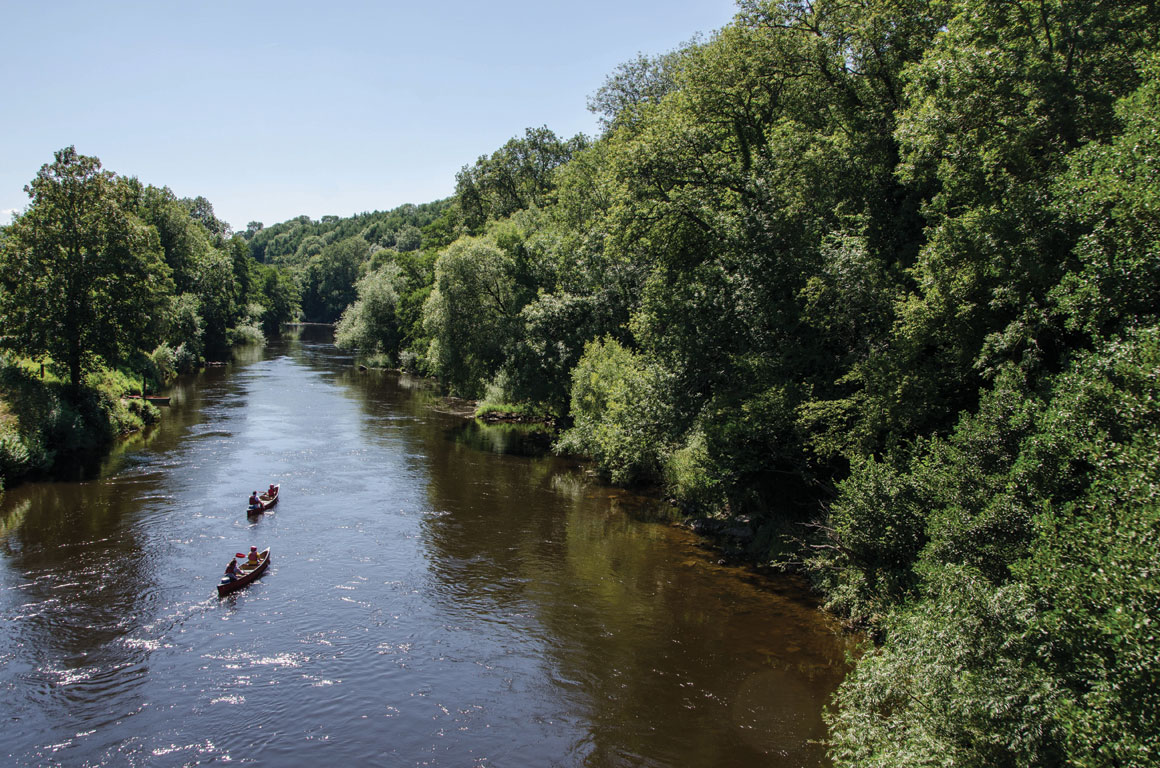 Goodrich Castle and the River Wye