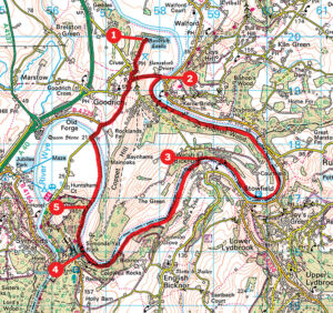 Wye Valley Map