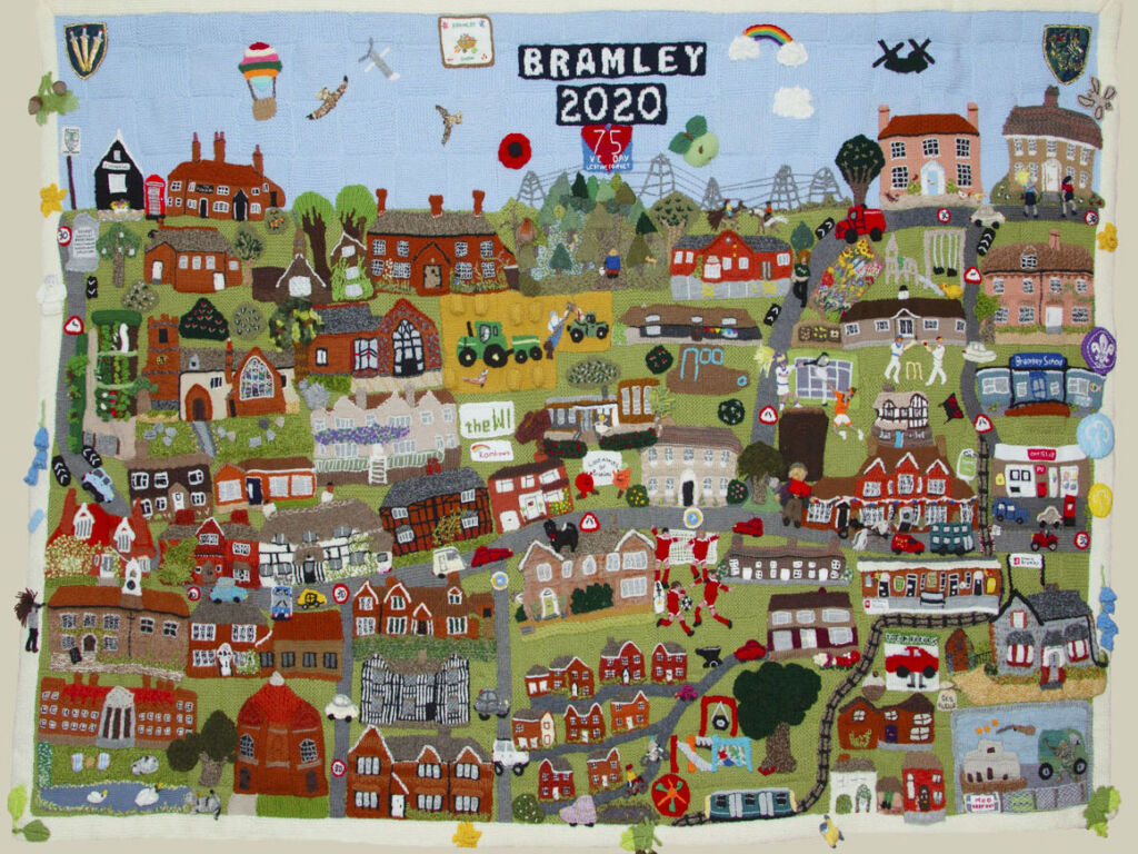 First and last chance to see wall hanging maps at Wonderwool Wales
