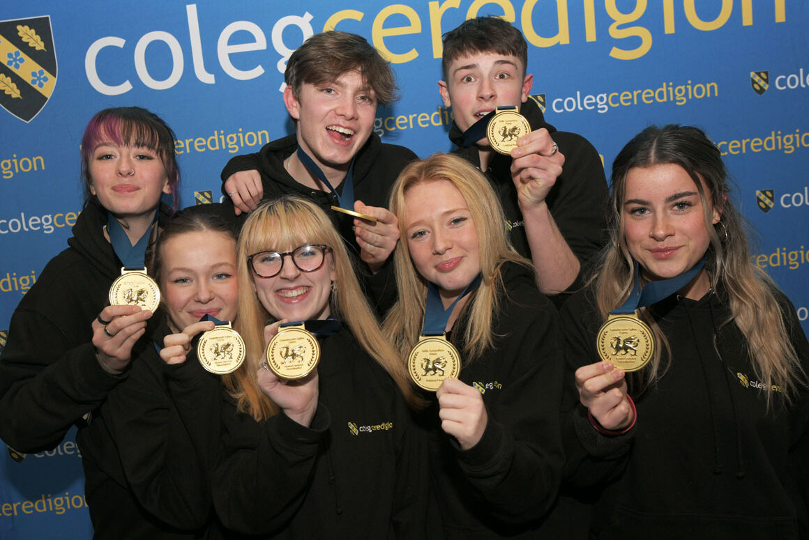 Coleg Sir Gâr and Coleg Ceredigion Celebrate Medal Success
