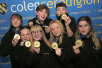 Coleg Sir Gâr and Coleg Ceredigion celebrate medal success