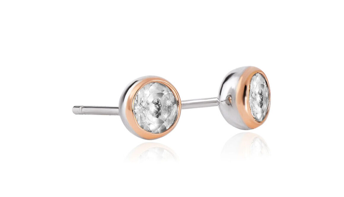 Celebration White Topaz Earrings from Clogau