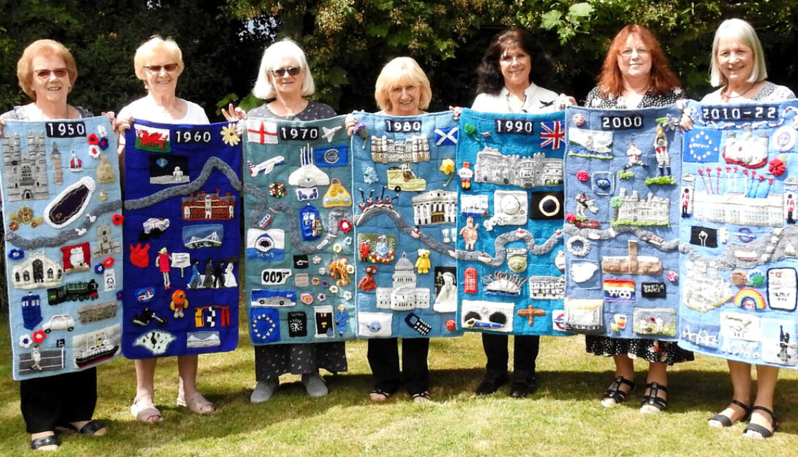 First and last chance to see wall hanging maps at Wonderwool Wales