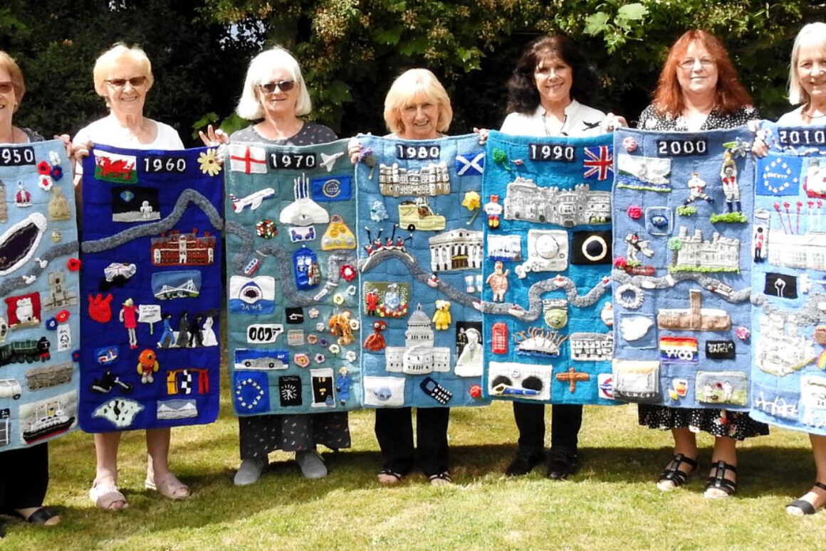 First and Last Chance to See Wall Hanging Maps at Wonderwool Wales