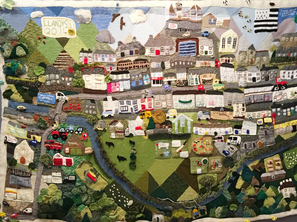 First and last chance to see wall hanging maps at Wonderwool Wales