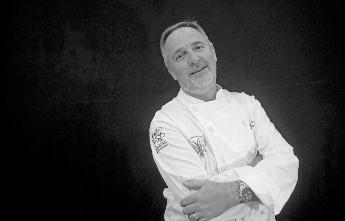 Arwyn Watkins, OBE, Culinary Association of Wales president.