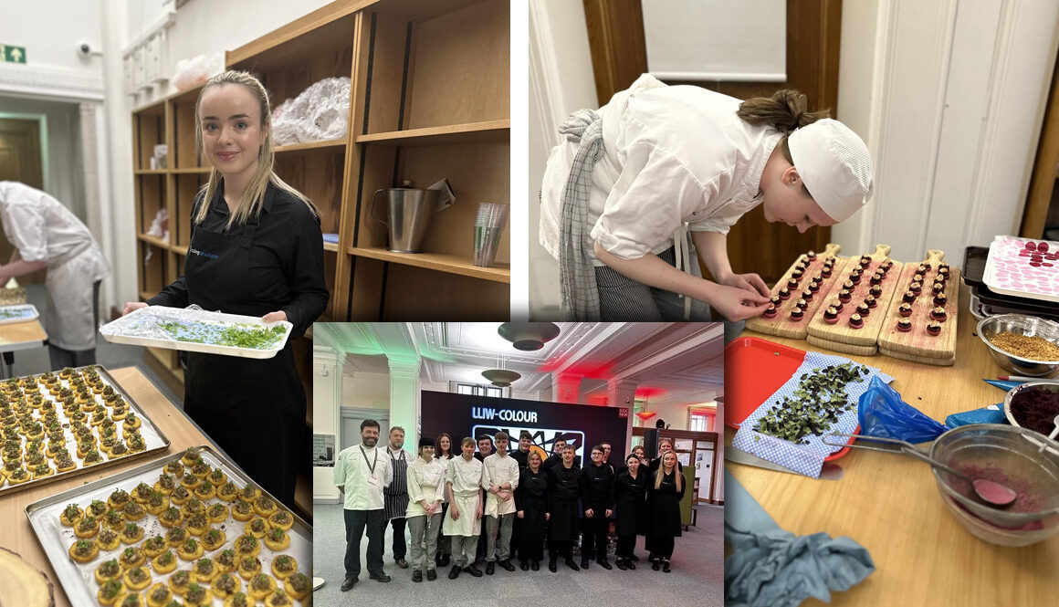 Coleg Ceredigion Catering Students