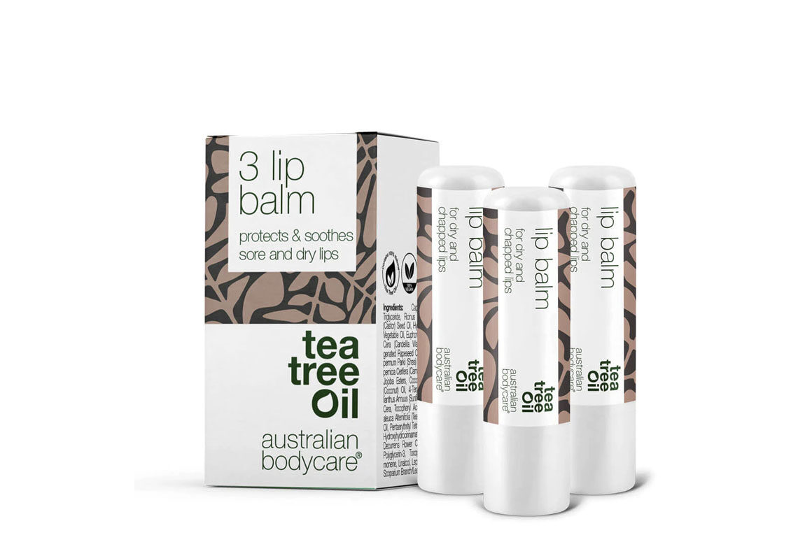 3 Pack of Tea Tree Oil Lip Balm from Australian Bodycare