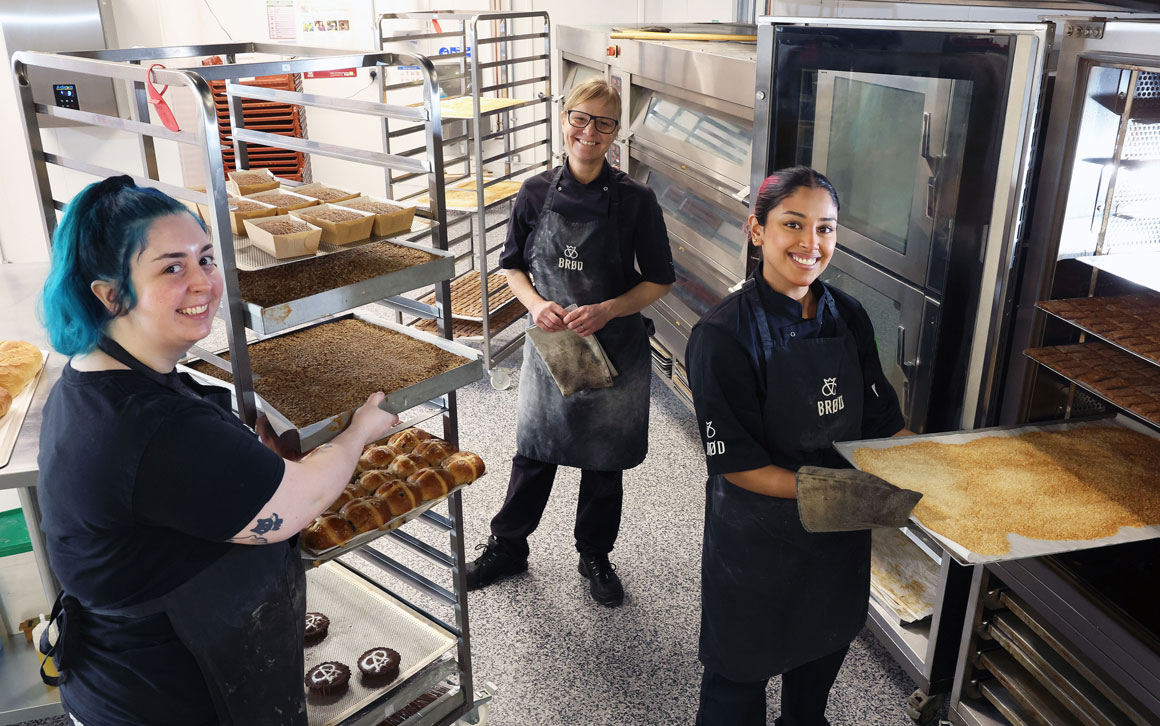 Ex-photographer Betina is focussed on her Danish bakery's success.