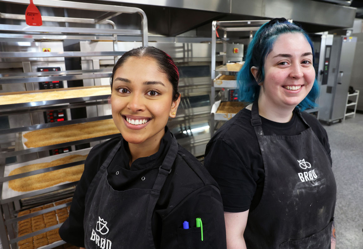 Ex-photographer Betina is focussed on her Danish bakery's success