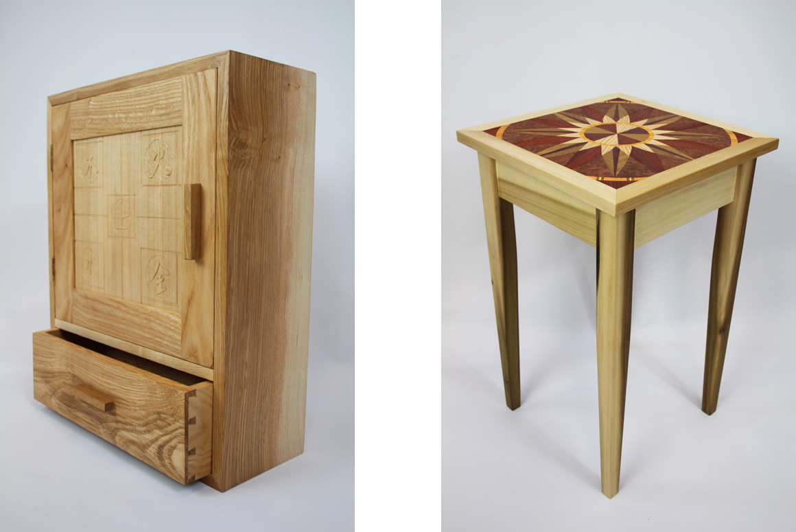 Crafty skills of furniture making course on show
