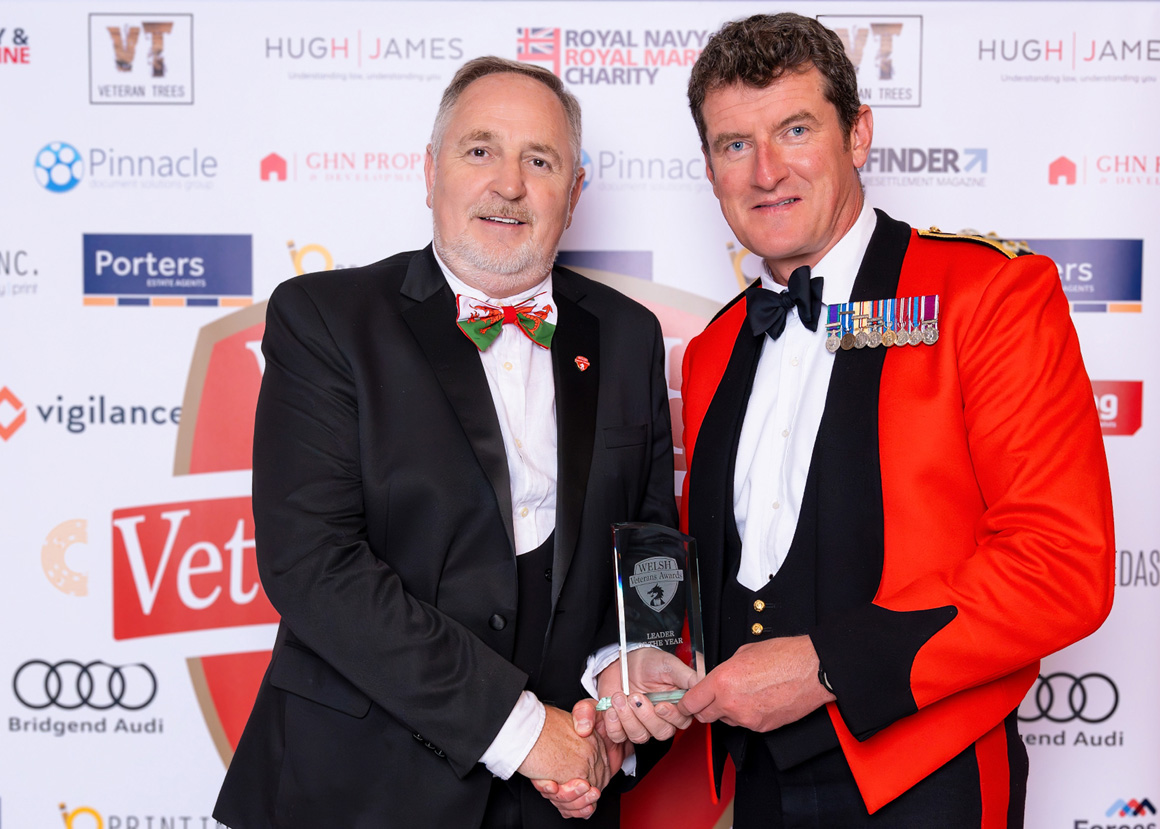 Mid Wales businessmen triumph at Welsh Veterans Awards