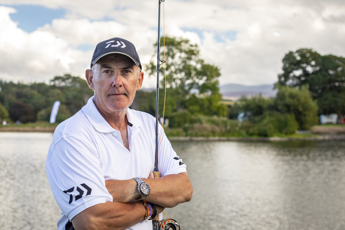Legendary Welsh Angler Hywel Morgan at Welsh Game Fair