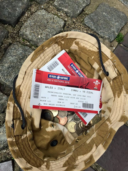 Humbling reunion for generous Welsh Veterans Awards winner