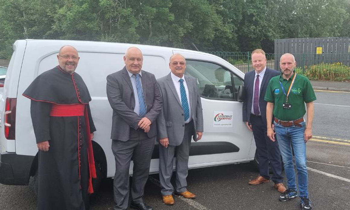 Rhymney Valley foodbank hits the road