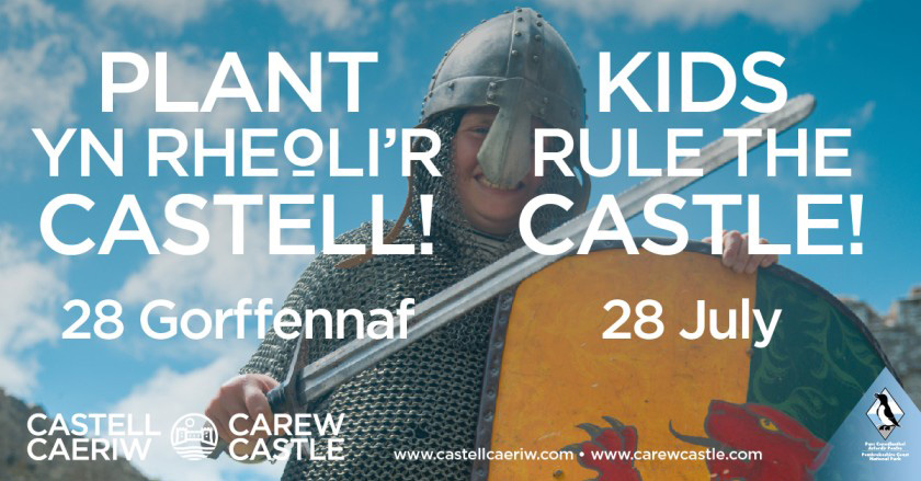 Children poised to take over Carew Castle again this summer
