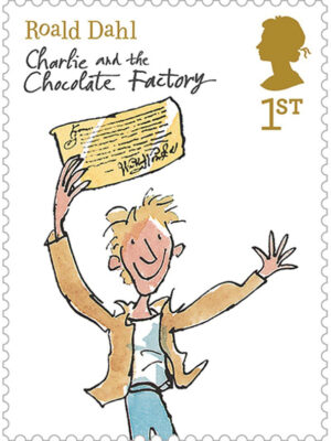 Royal Mail Stamp - Charlie & The Chocolate Factory
