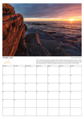 Brad Carr's Wales Landscape Photography Calendar 2024