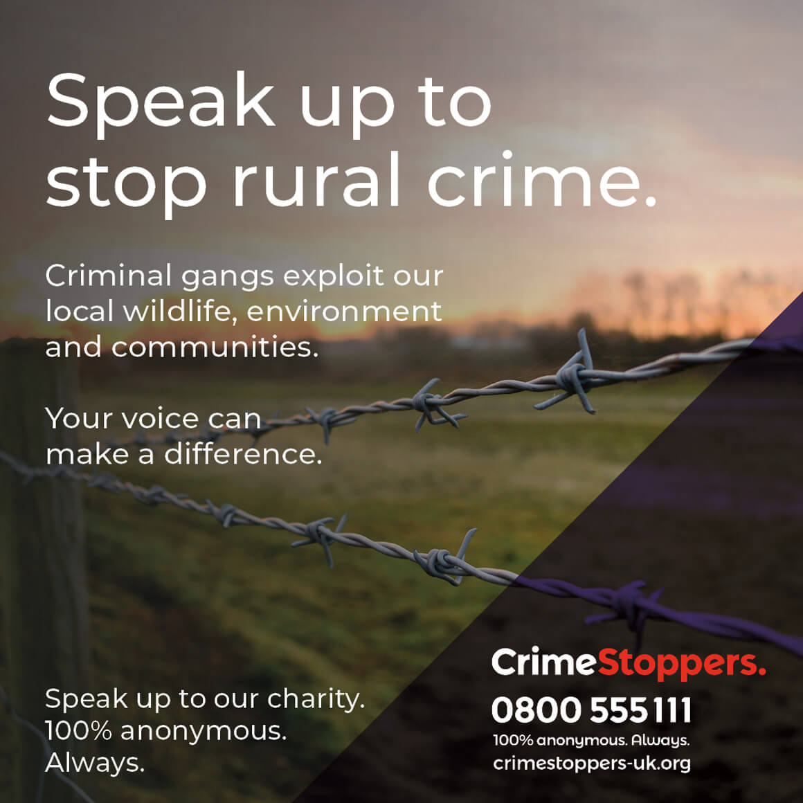 Crimestoppers Welsh Rural Crime Campaign