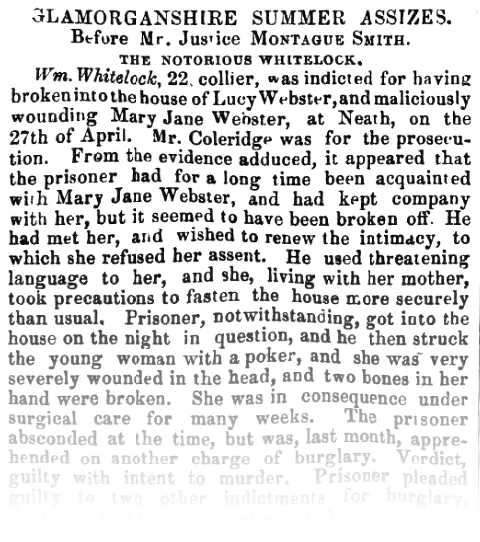 Welsh History - October 1868 - Getting Away with Murder?
